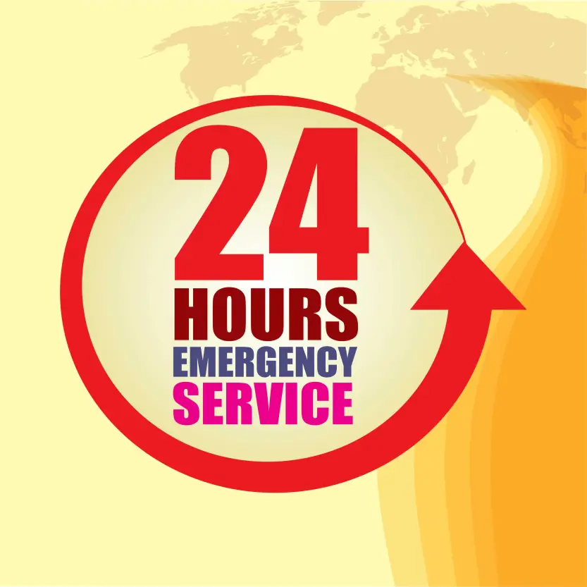 24 Hours Emergency Service Logo