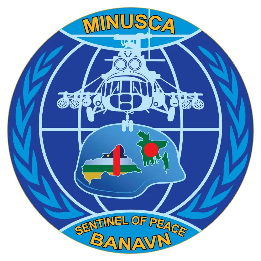 MINUSCA Logo Sentinel Of Peace Banavn