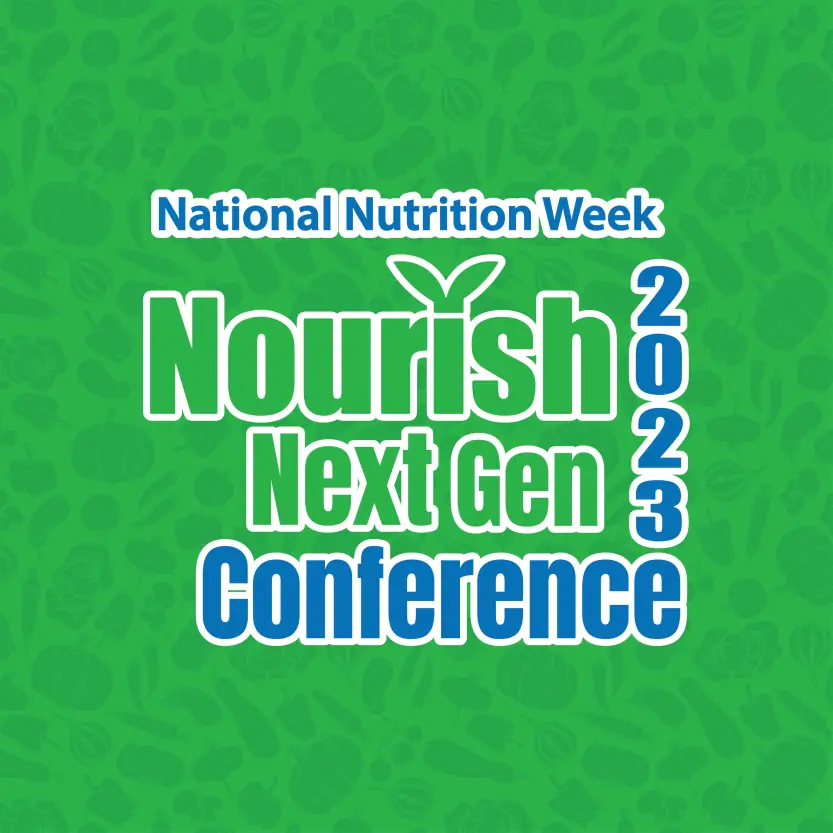 National Nutrition Week Nourish Next Gen Conference 2023 Logo Design