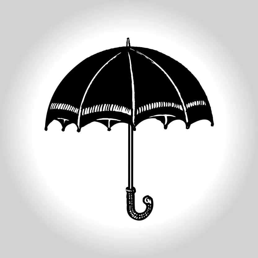 Umbrella Symbol - Chata Marka - Election Logo Vector