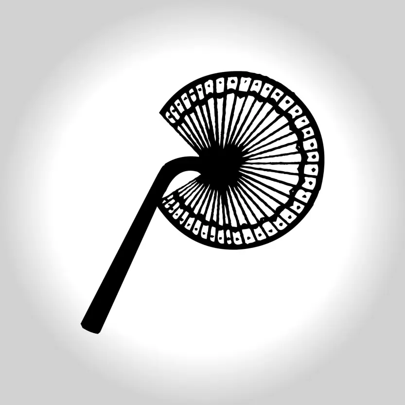 Hand Fan Symbol - Hat Pakha Marka - Election Logo Vector