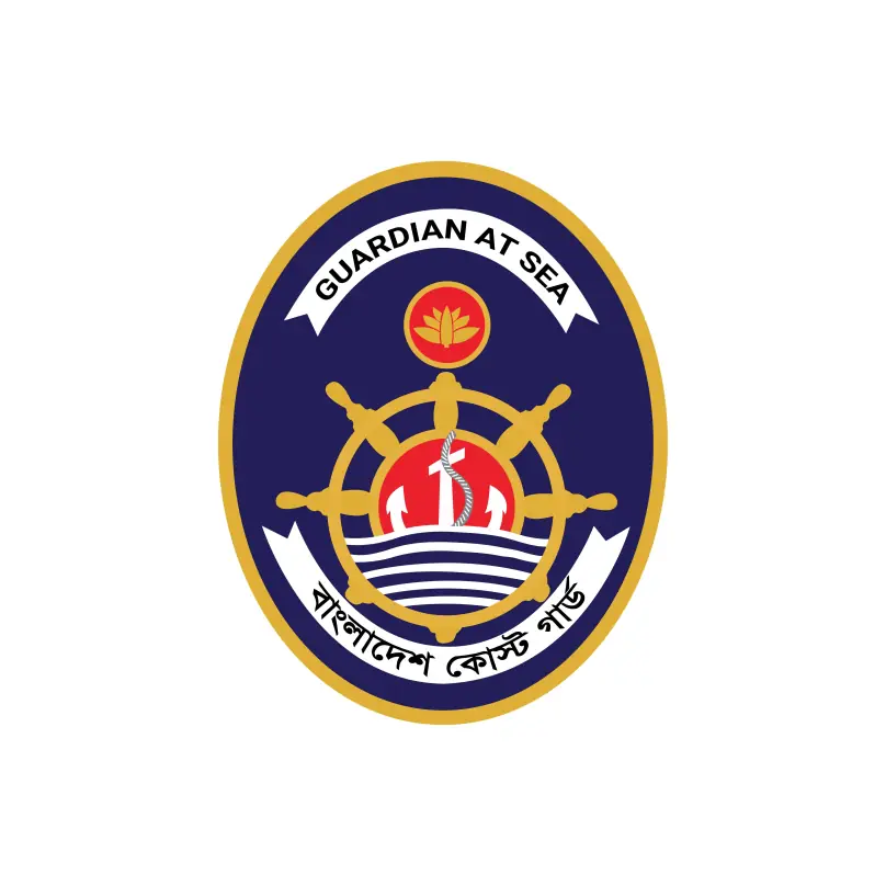 Bangladesh Coast Guard (BCG) - Guardian at Sea Vector Logo (EPS)