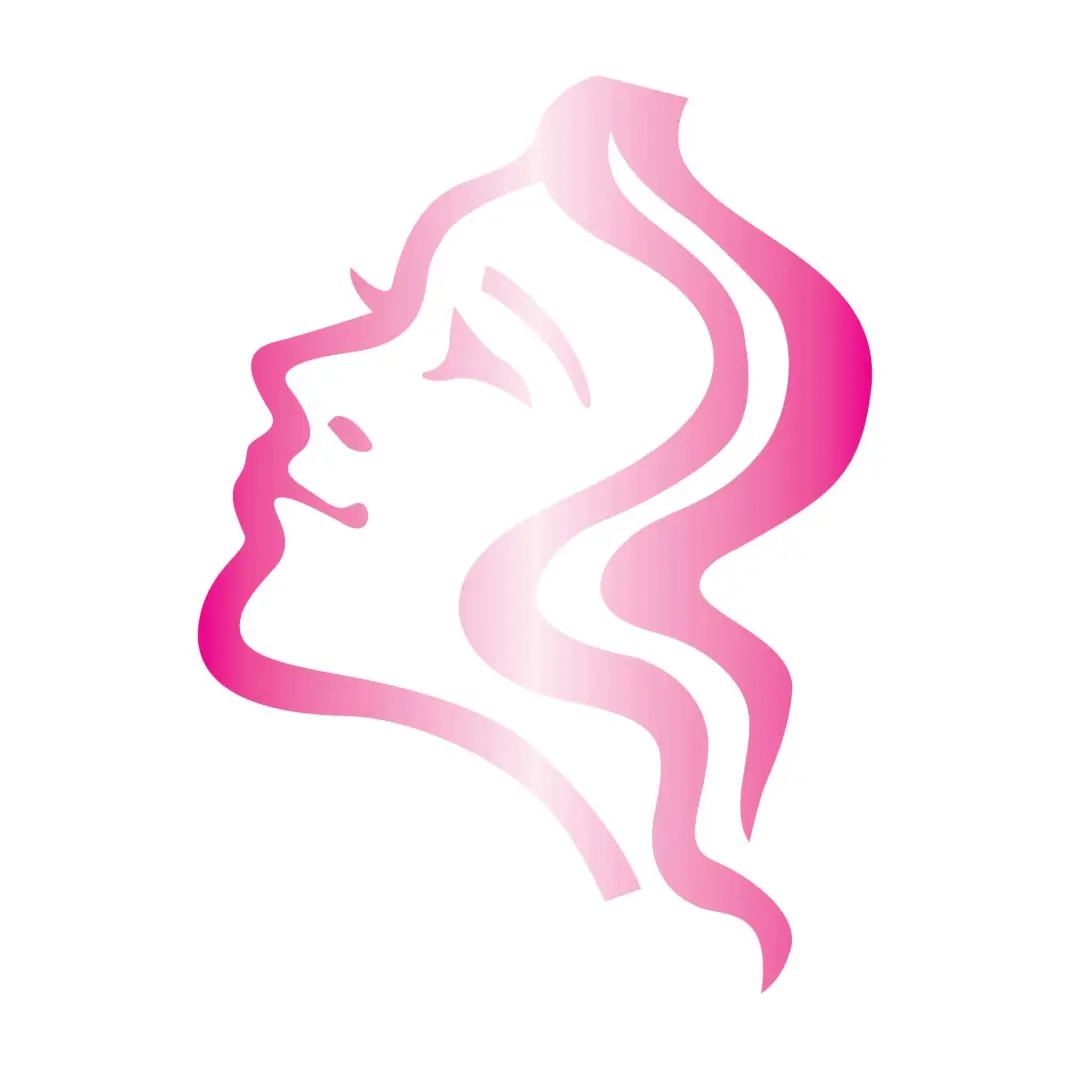 Elegant Half Face Logo Design for Beauty and Health Industry